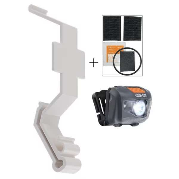 Complete Headlamp Kit with White Goggle Guard Clip & HL3W Light