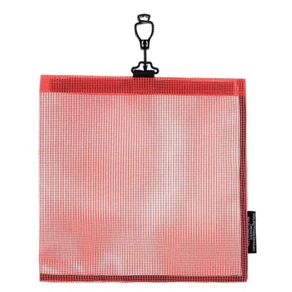 Open Mesh Bag, 10x10, Orange, Glove Guard End