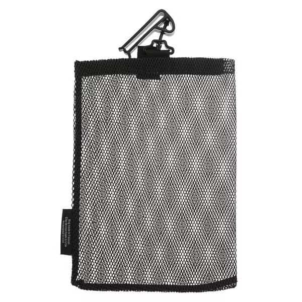 Open Mesh Bag, 7x10, Black, Utility Guard End
