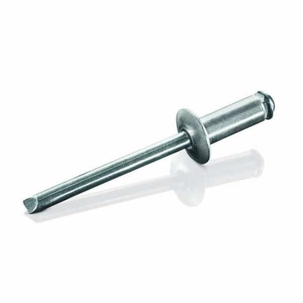 Blind Rivet, Dome Head, 5/32 in Dia., Aluminum Body, 1000 PK, Goebel, Mfr#: ABS-54-PR