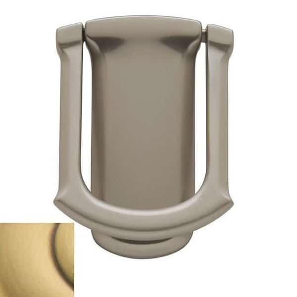 Estate Satin Brass with Brown Door Knockers