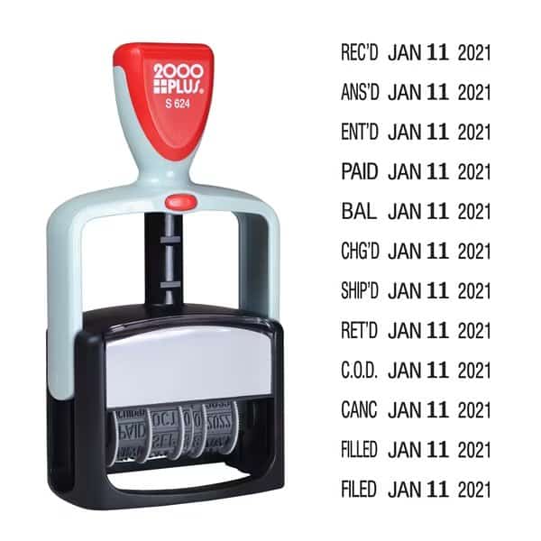 Date Stamp, Self-Inking, Black Ink