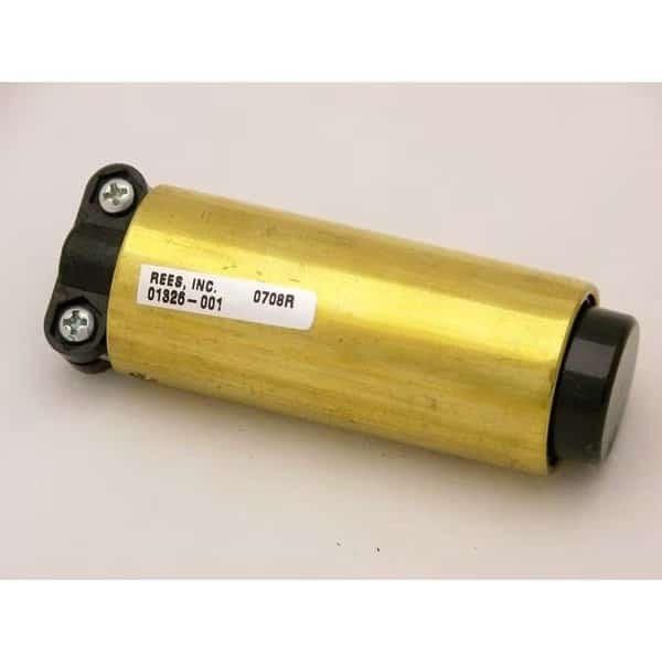 Push Button, Cylndrcl, Brass Outr Shll, Blk