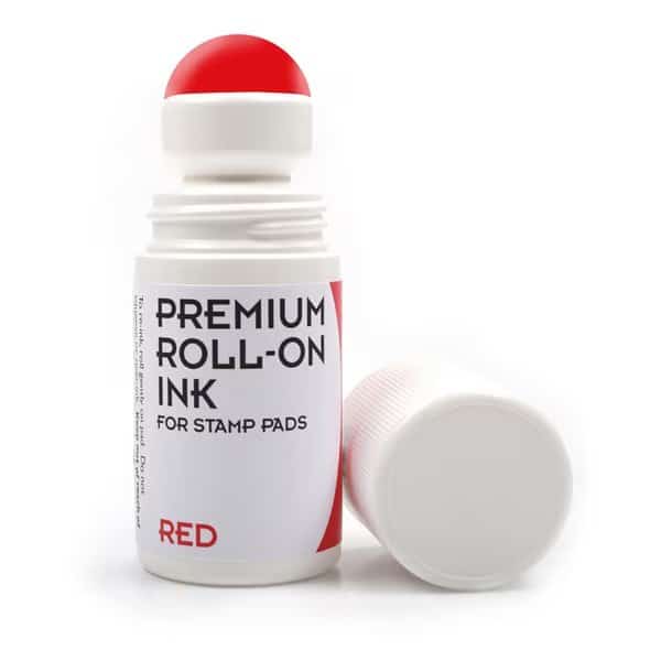 Ink Refill,Roll-On,2 oz.,Red, Mfr#: 30260, COSCO