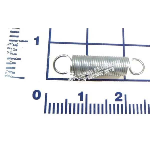 Lip Extension Springs, Spring 1/2 Dia X