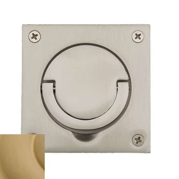 Estate Vintage Brass Flush Ring Pull