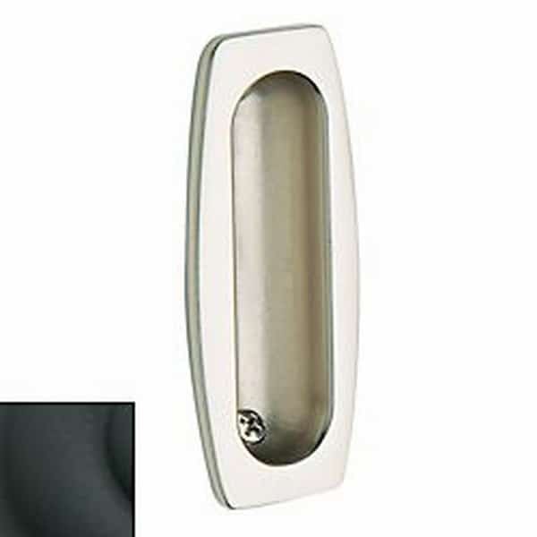 Estate Satin Black Flush Pulls