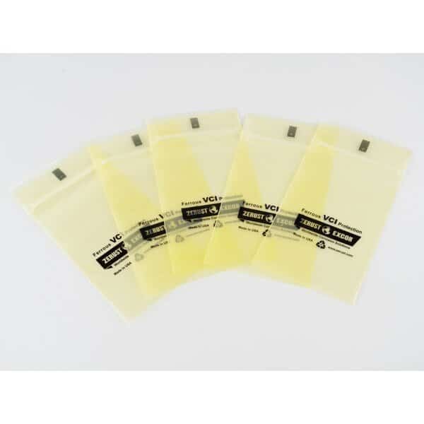 Zerust Poly 3" x 5" Yellow VCI Z,PK1000, Mfr#: 050-F-00001B, ZERUST