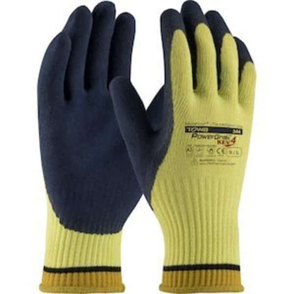 Cut Resistant Coated Gloves, Cut Level A3 , Latex , XL 12 PK