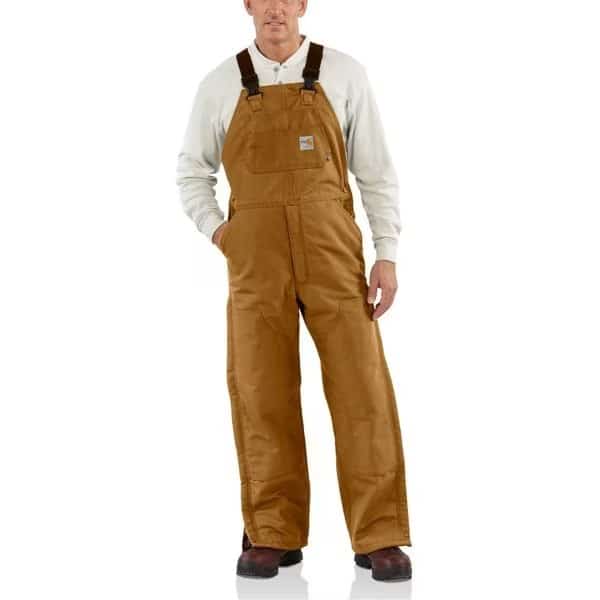 FR Duck Bib Lined Overall