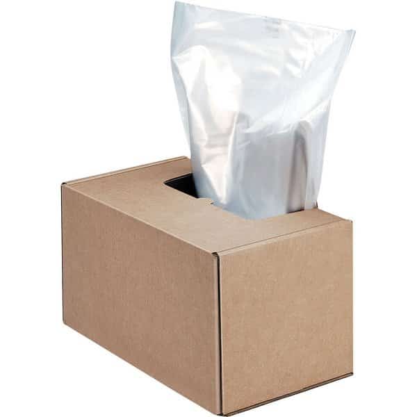 Shredder Bags, 50 Gal, Clear, PK50