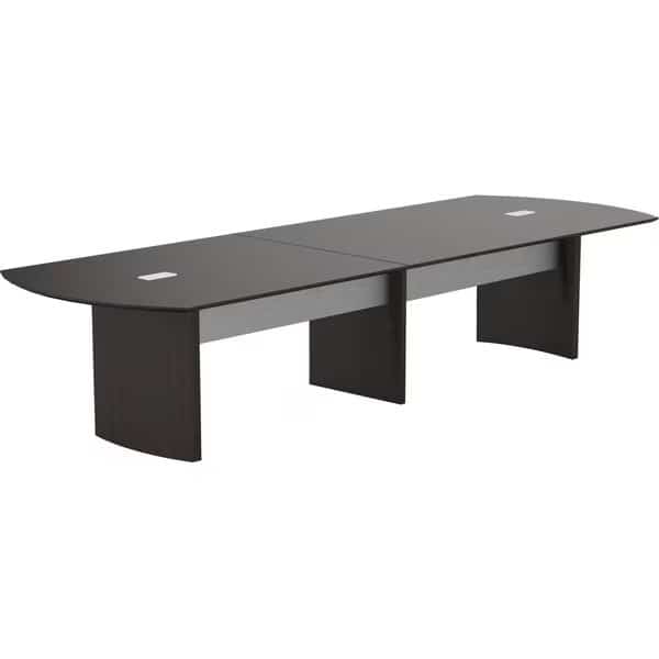 Rectangle Medinaâ„¢ 14' Conference Table, 168 W, 48 L, 29.5 H, Wood Top, Mocha