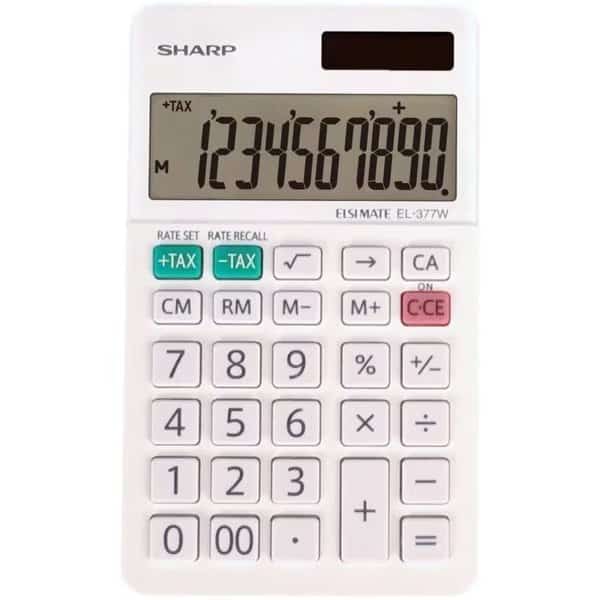 Calculator, Pocket, 10-Digit, We