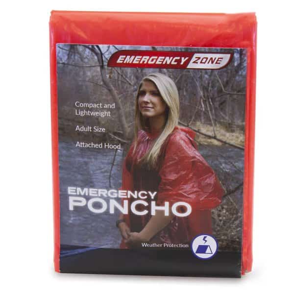Emergency Poncho, Red