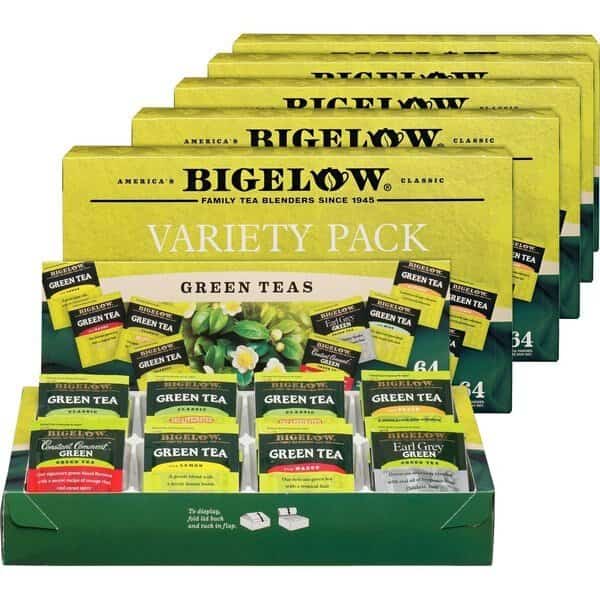 Tea, Green, Box, Assorted, PK6, Bigelow, Mfr#: 30568CT