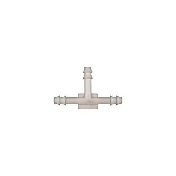Ntrl Nyln Tee Connectors 1/8"X1/8"X1/8" Hose ID PK10, DISCO, Mfr# 11306PK