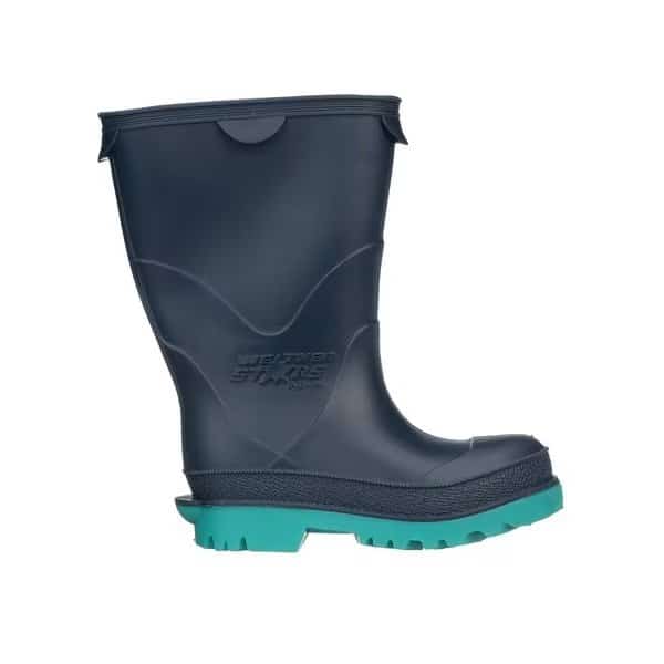 Kids Rain Boots, PVC, Polypropylene, Blue, 9