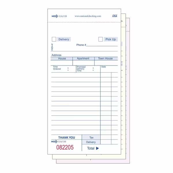 No Carb 14 Line Delivery Form 3Pt, PK2500