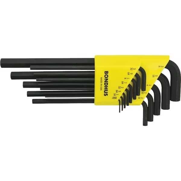 Set 9 Hex Key Set Short, Mfr#: 12399, BONDHUS
