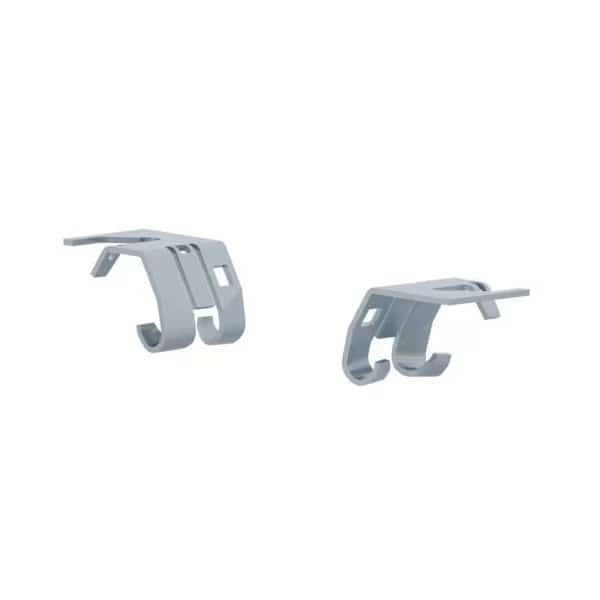 Cable Clip, Carbon Steel, Black, 50 PK