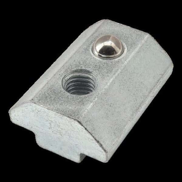 Slide In T-Nut W/ Ball Spring Sa M5, 80/20, Mfr# 13051