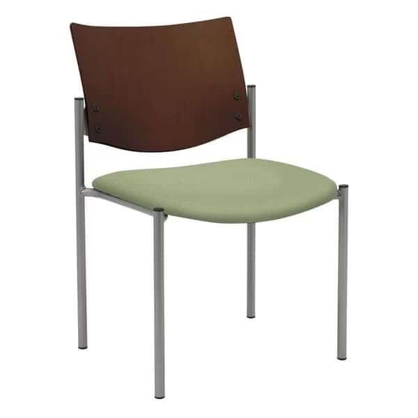 Evolve Side/Guest Chair, Wood Back, 18-1/2" L 31-1/2" H