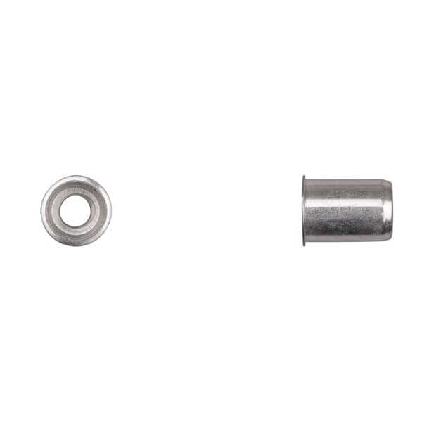 Nut Insert, 5/16"-18 Thrd Sz, Steel, Zinc Plated