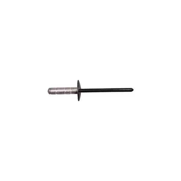 Alum Stl Specialty Rivet 5/32" Dia 15/32, Flanged Head, 5/32 in Dia., Aluminum Body