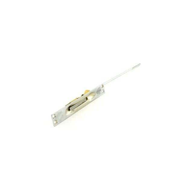 UL Wrought Flush Bolt for Metal Doors Satin Chrome 12, TRIMCO, Mfr# W3917-12.626