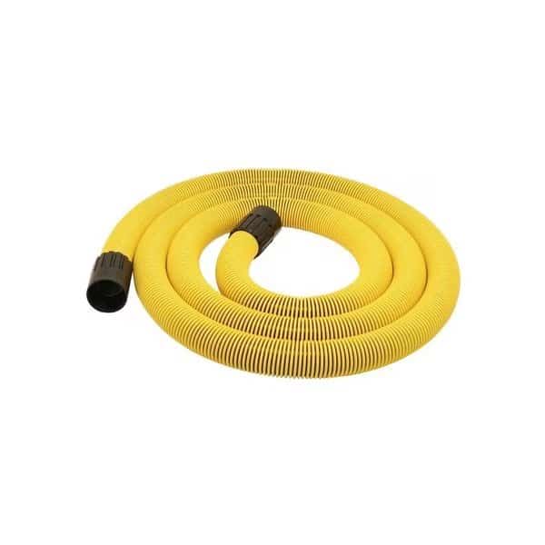 Vacuum Hose, Yellow, 12 ft., Plastic