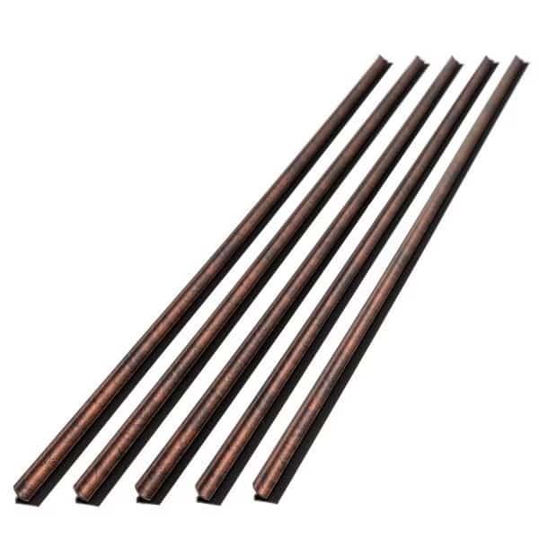 Inside Corner Trim Moonstone Copper, PK5, FASADE, Mfr# 14618