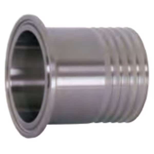 Clamp X Hose Barb Adapter 316L, 6