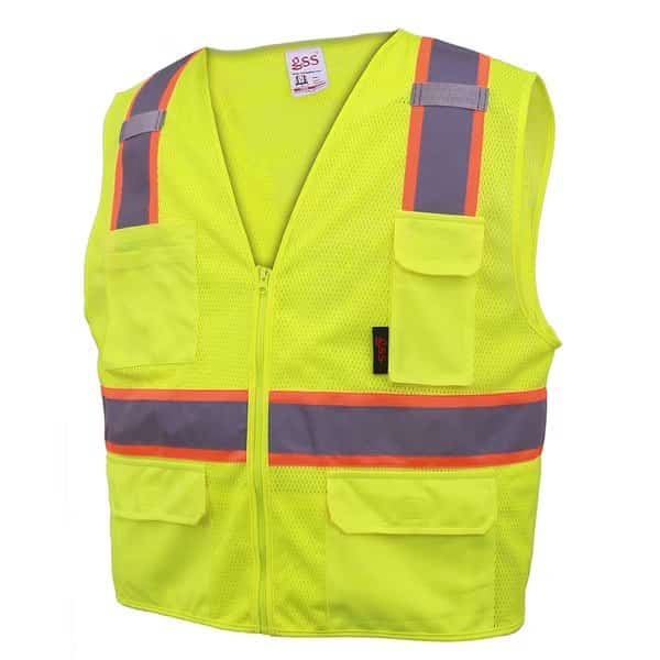 Hi-Vis Short Sleeve T-Shirt, 100% Polyester Birdseye, Orange, 4XL