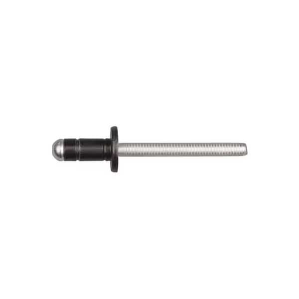 Alum Stl Fuel Door Rivets 1/4" Dia 1/16", Flanged Head, 1/4 in Dia., Aluminum Body