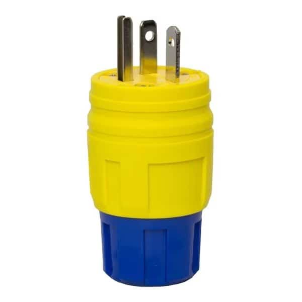 5-15P, 15 A, 125V AC, 2 Pole, Screw Terminals, Grounded