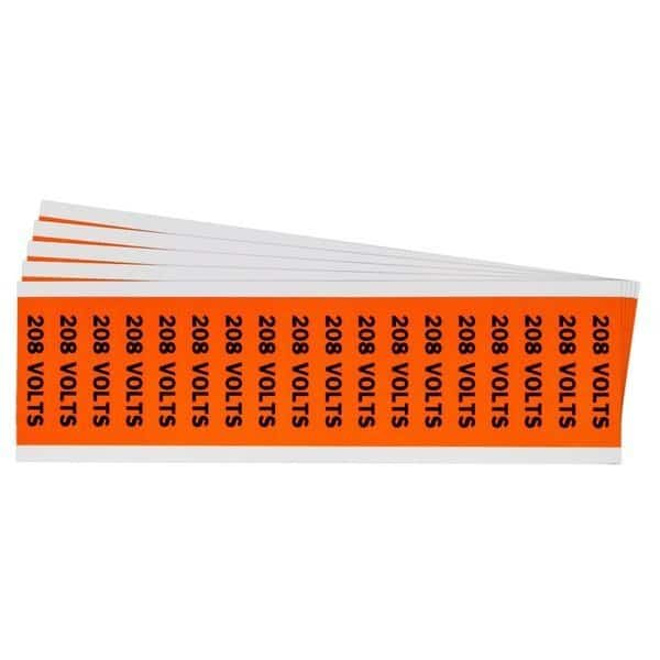Conduit and Voltage Sign and Labels, PK5