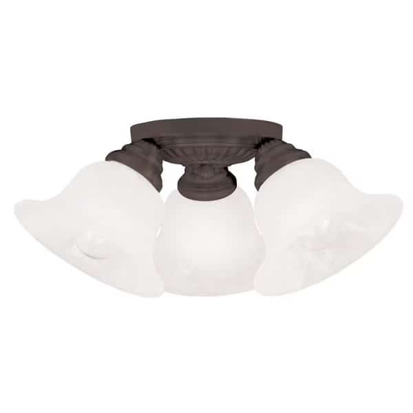 Edgemont 3 Light Bronze Ceiling Mount