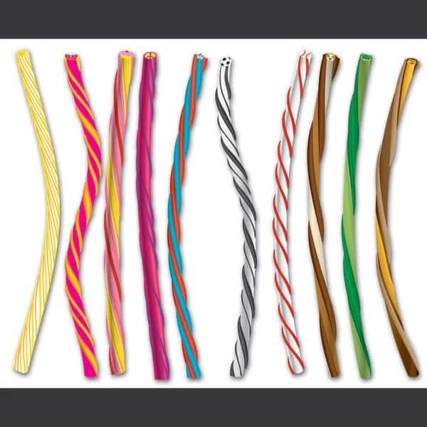 Erasers, Twist Erasers - 10 Assorted Patterns
