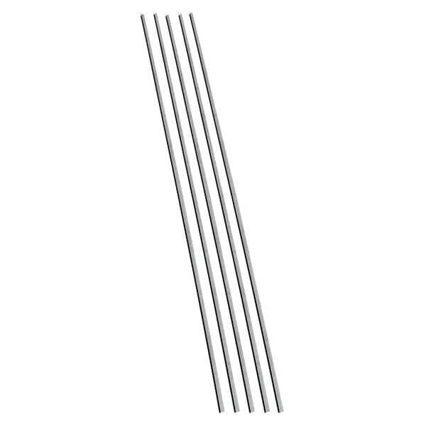 Vinyl Inside Corner Trim 94"L (5 Pack) in Frost Nickel