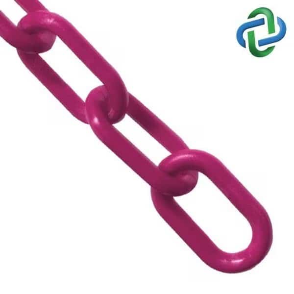 Magenta Plastic Chain 2"(#8, 51 mm)x100