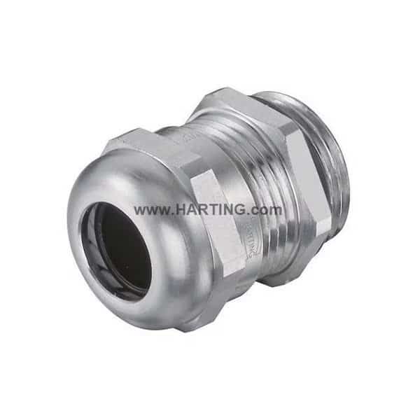Cord Connector, Body Brass, Cable OD 16 mm, Harting, Mfr#: 19000005090
