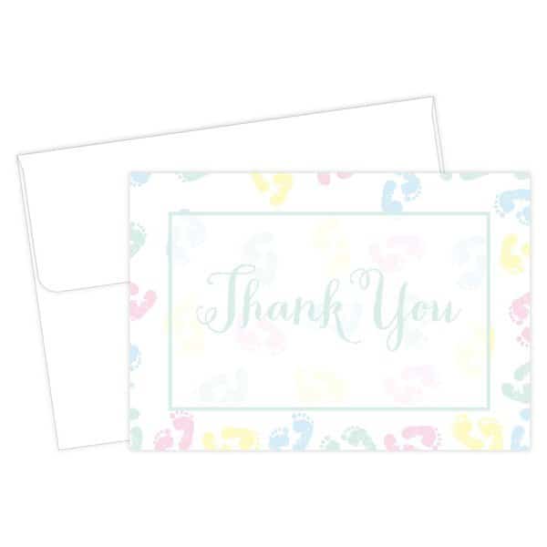 Thank You Card and Envelopes, Baby, PK24, GREAT PAPERS, Mfr# 2013315