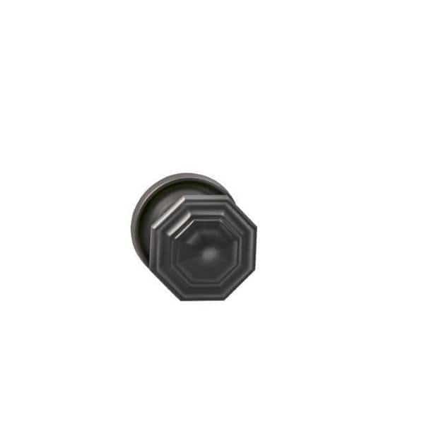 Knob with 2-3/16" Rose Single Dummy Oil Rubbed Bronze 201
