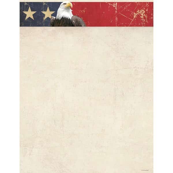 Stationery Letterhead, American Ea, PK80