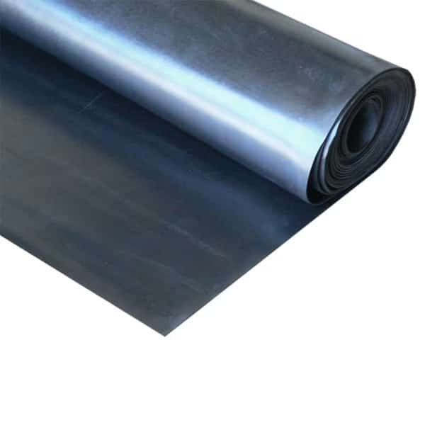 EPDM - Commercial Grade - 60A - Rubber Sheet - 1/4" Thick x 3ft Width x 8ft Length - Black