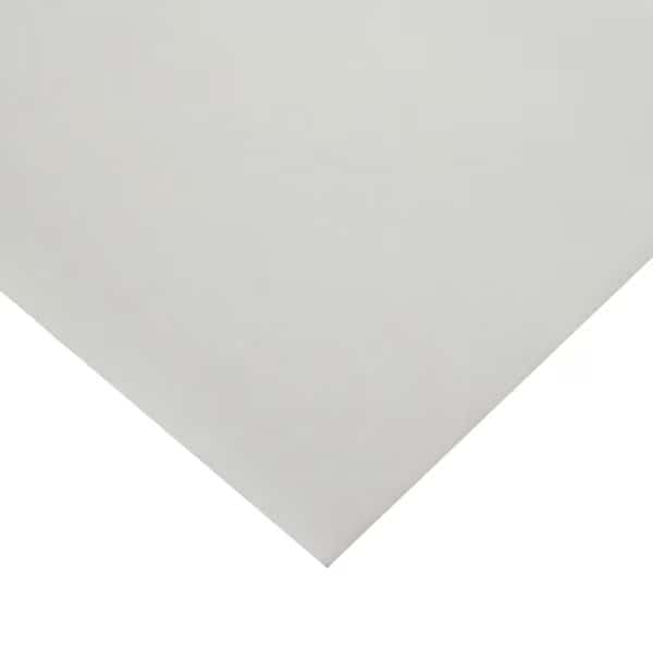 Nitrile - Commercial Grade White - 60A - Off-White Buna Sheets - 1/2" Thick x 3ft Width x 8ft Length