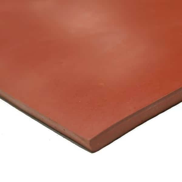 Styrene-Butadiene Sheet - 65A Durometer - 0.125" Thick x 36" Width x 36" Length - Red, Rubber-Cal, Mfr#: 35-007-125