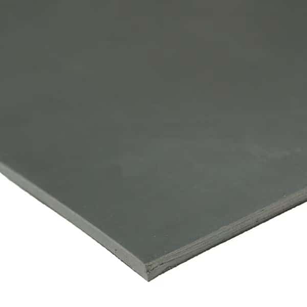 Styrene-Butadiene Rubber Sheet - 0.125" Thick x 12" Width x 24" Length - Gray