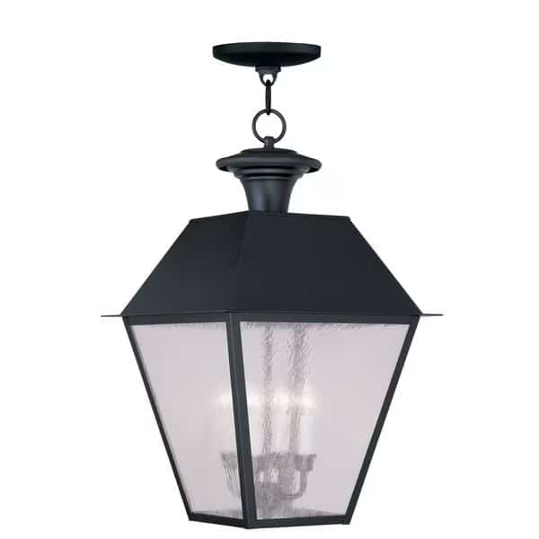 Mansfield 4 Light Black Outdoor Pendant , Mfr#: 2174-04