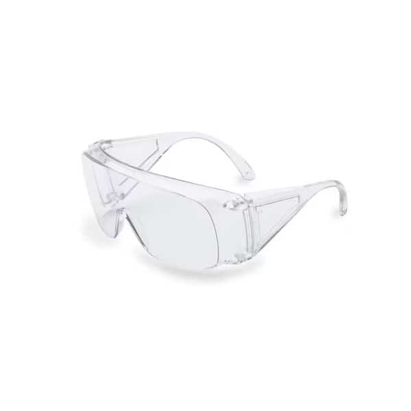 Safety Eywear, Clear Frame/Lens, Uncoated